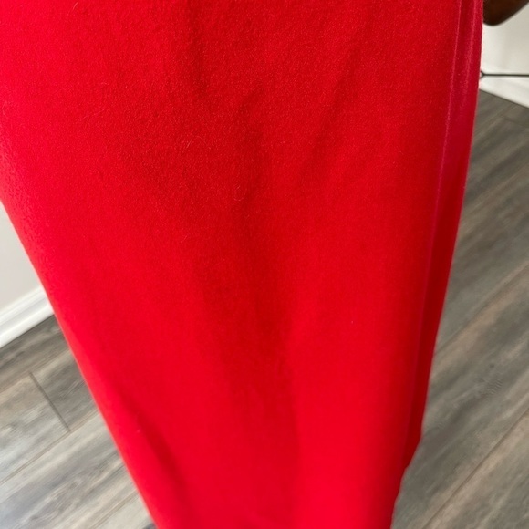 Koehler Vintage Womens Straight Skirt Suit Set 100% Wool Red Black Open Jacket - Picture 2 of 12